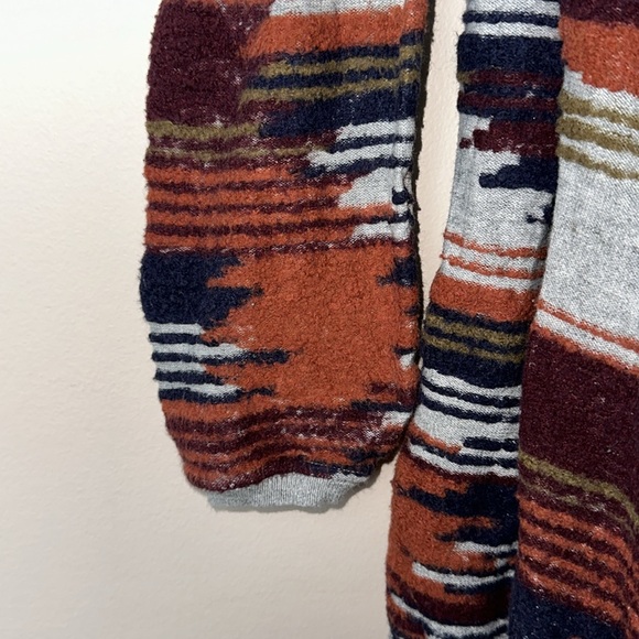 Lucky Brand Aztec Style Open‎ Cardigan Women's Medium - Picture 2 of 5